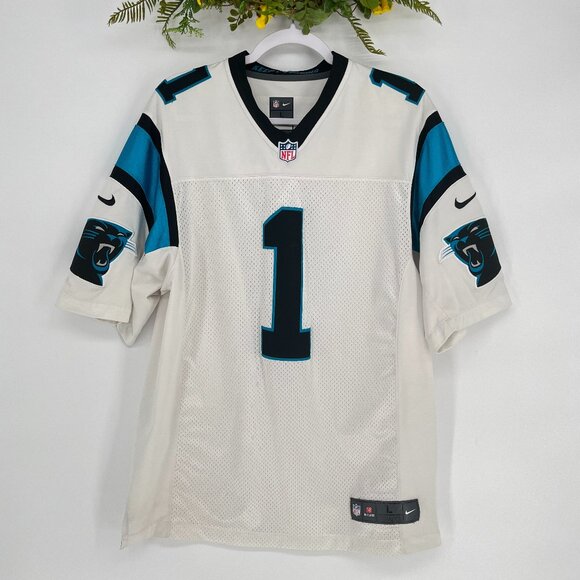 Carolina Panthers Cam Newton #1 Nike On Field Football Jersey Mens Size Lrg - Picture 2 of 12